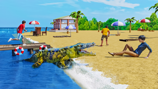 اسکرین شات بازی Crocodile Games: Animal Sim 3D 3