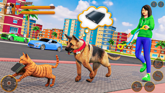 اسکرین شات بازی Dog Simulator Family Dog Games 1