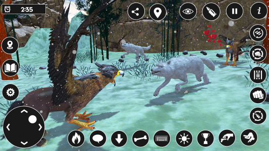 اسکرین شات برنامه Wild Griffin Eagle Simulator 7