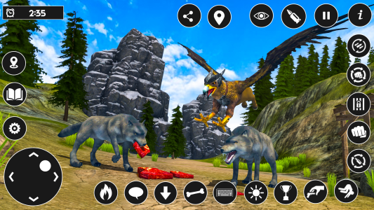 اسکرین شات 5 برنامه Wild Griffin Eagle Simulator