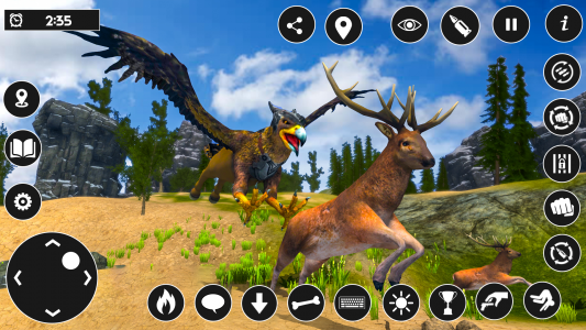 اسکرین شات برنامه Wild Griffin Eagle Simulator 4