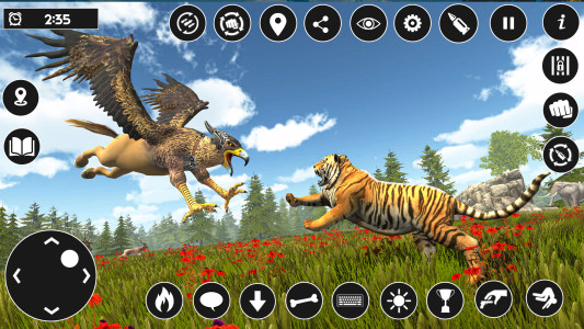 اسکرین شات 1 برنامه Wild Griffin Eagle Simulator