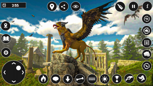 اسکرین شات برنامه Wild Griffin Eagle Simulator 3