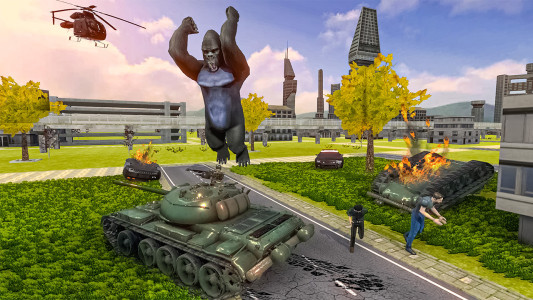 اسکرین شات 1 برنامه Gorilla Smash City Escape Jail