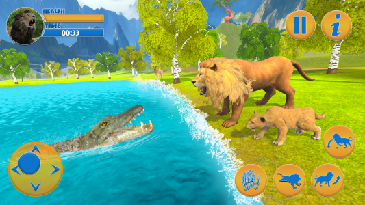 اسکرین شات بازی Beast Lion Games: Animal Games 1