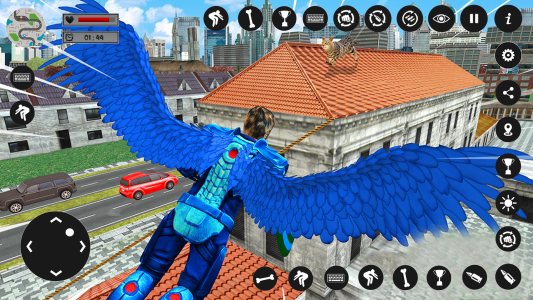 اسکرین شات 7 بازی Flying Lion Rope Hero Game