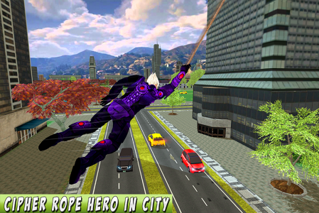 اسکرین شات 3 برنامه Cipher Rope Hero City Crime