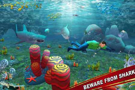 اسکرین شات برنامه Sea Hero Water Adventure Game 5