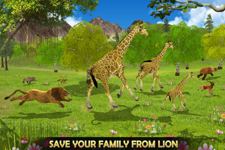 اسکرین شات بازی Giraffe Family Life Jungle Sim 5