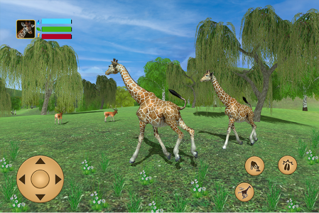 اسکرین شات بازی Giraffe Family Life Jungle Sim 1