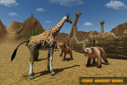 اسکرین شات بازی Giraffe Family Life Jungle Sim 3