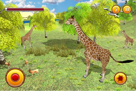 اسکرین شات 8 بازی Giraffe Family Life Jungle Sim
