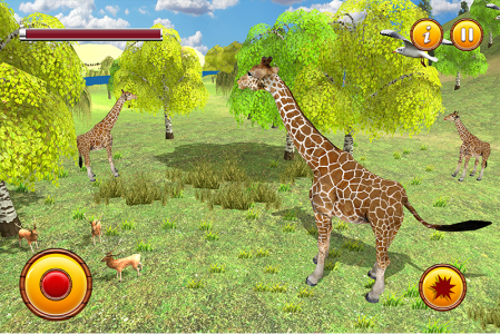 اسکرین شات بازی Giraffe Family Life Jungle Sim 8