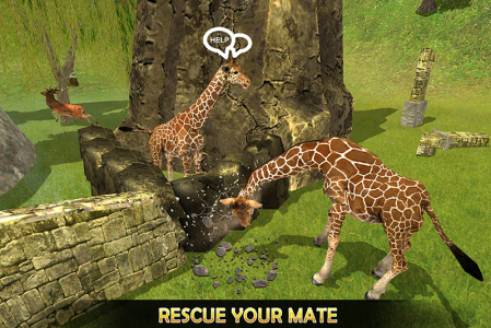 اسکرین شات بازی Giraffe Family Life Jungle Sim 6