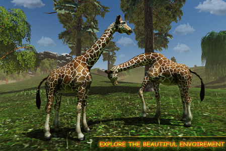 اسکرین شات بازی Giraffe Family Life Jungle Sim 2
