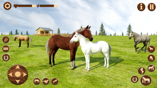 اسکرین شات بازی Wild Horse Riding Sim: Racing 4