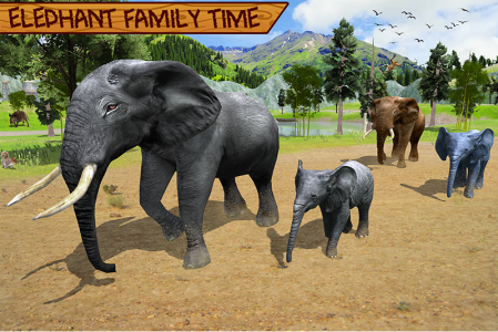 اسکرین شات برنامه Wild Elephant Family Simulator 8