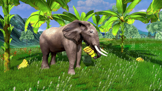اسکرین شات برنامه Wild Elephant Family Simulator 1
