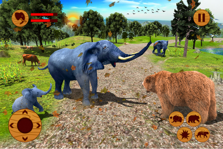 اسکرین شات برنامه Wild Elephant Family Simulator 6