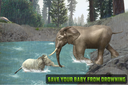 اسکرین شات برنامه Wild Elephant Family Simulator 2