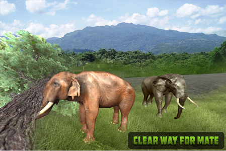 اسکرین شات برنامه Wild Elephant Family Simulator 3