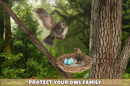 اسکرین شات بازی Owl Bird Simulator Birds Game 4
