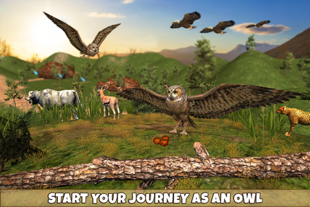 اسکرین شات بازی Owl Bird Simulator Birds Game 2