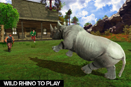 اسکرین شات برنامه Wild Rhino Family Jungle Sim 3