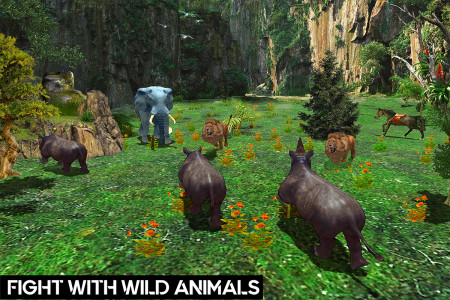 اسکرین شات برنامه Wild Rhino Family Jungle Sim 6