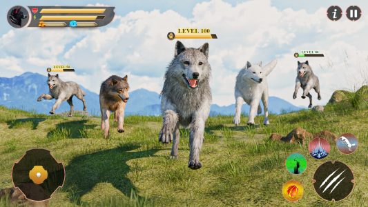 اسکرین شات بازی Wolf Family: Wild Wolf Games 5