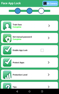 اسکرین شات برنامه Face App Lock 7