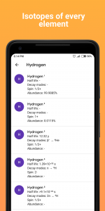 اسکرین شات برنامه Periodic Table Pro - Chemistry 4