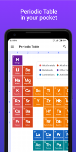 اسکرین شات 1 برنامه Periodic Table Pro - Chemistry