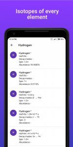 اسکرین شات 4 برنامه Periodic Table Pro - Chemistry
