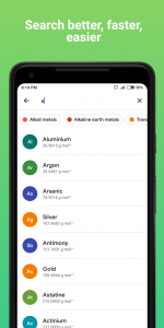 اسکرین شات برنامه Periodic Table Pro - Chemistry 3
