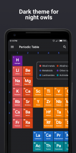اسکرین شات برنامه Periodic Table Pro - Chemistry 8