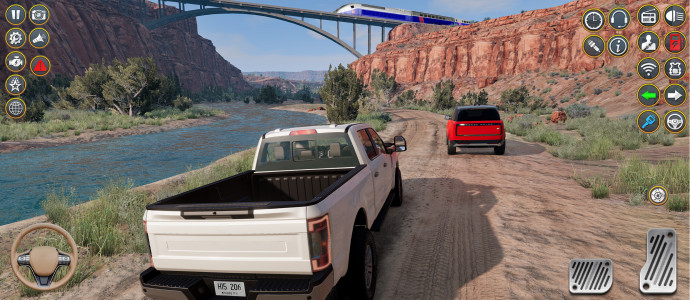 اسکرین شات 1 بازی Offroad Prado Racing Jeep Game