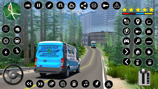 اسکرین شات 3 بازی Van Taxi Games Offroad Driving