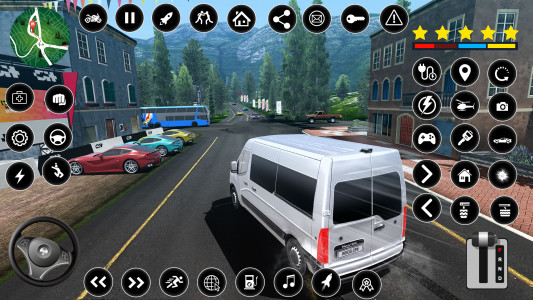 اسکرین شات 5 بازی Van Taxi Games Offroad Driving