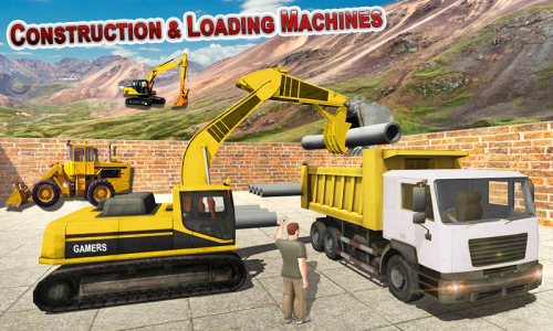 اسکرین شات برنامه Road Construction City Games 2