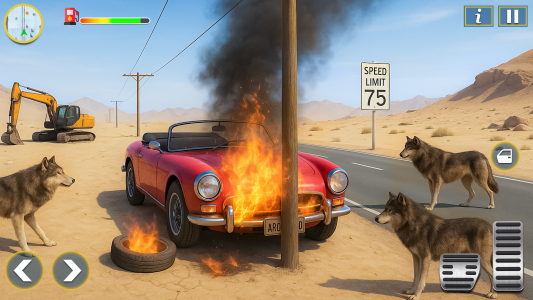 اسکرین شات 1 بازی Road Trip Games: Car Driving