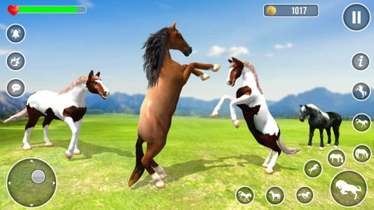 اسکرین شات بازی Virtual Wild Horse Family Game 3