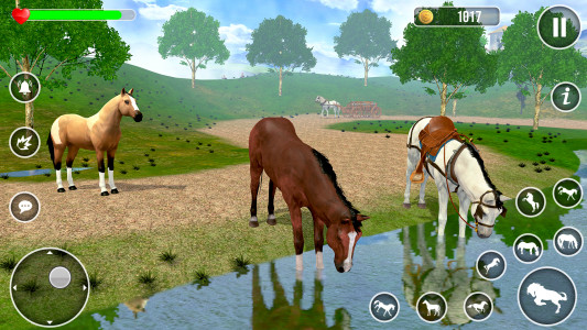 اسکرین شات بازی Virtual Wild Horse Family Game 4