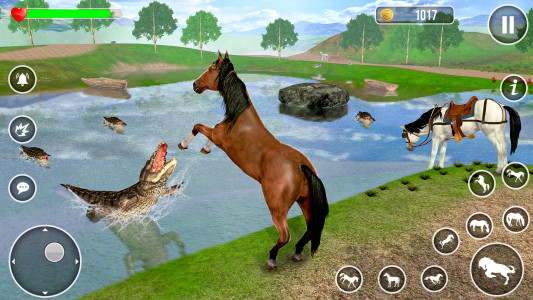 اسکرین شات بازی Virtual Wild Horse Family Game 5