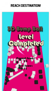 اسکرین شات بازی 3D Bump Ball: Push The Hurdle Ball Moving Game 5