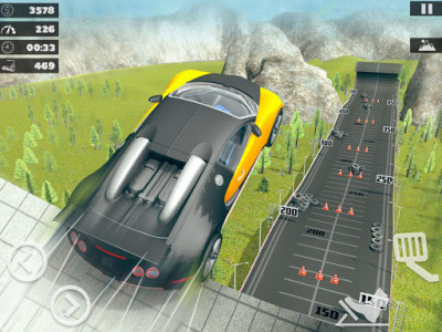 اسکرین شات برنامه Car Crash Simulator 2020:High Jump Stunt 1