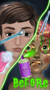 اسکرین شات 4 برنامه Ghost ASMR surgery game