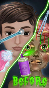 اسکرین شات برنامه Ghost ASMR surgery game 4