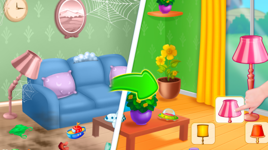 اسکرین شات 3 بازی Home cleaning game for girls
