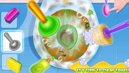 اسکرین شات 4 بازی Home cleaning game for girls